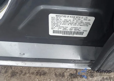 2015 Infiniti Q50 Premium/Sport из США, поврежденный, VIN JN1BV7AR3FM417522